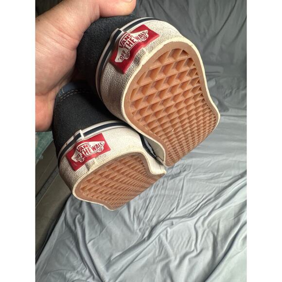 VANS Old Skool Navy & White Low Top Skate Shoes | Women’s Size 9 | Classic Suede - Picture 3 of 5